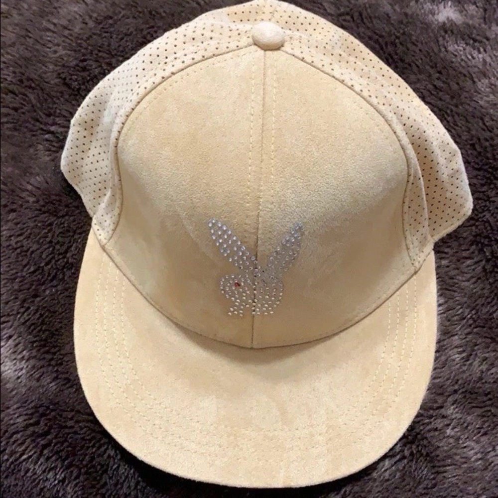 Playboy suede hat HTF! Vintage